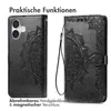 imoshion Custodia a libro Mandala per iPhone 16 - Nero Anteprima dell’immagine prodotto 2