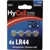 A blister pack of HyCell LR44 button cell batteries. Anteprima dell’immagine prodotto