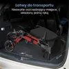 Składany i lekki wózek inwalidzki ELONEO 2w1 z siedziskiem, Podgląd zdjęcia produktu 9