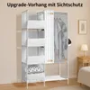 Stoffschrank Kleiderschrank, Kleiderstange und Produktbild-Vorschau 3