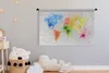 MuchoWow® Wandteppich Wandbehang Weltkarte - Abstrakt - Produktbild-Vorschau 4