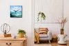 Coloray Uhr auf Leinwand 30x30 cm Wand Uhr Dekoration Produktbild-Vorschau 3