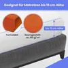 Spannbettlaken Frottee Rostbraun 60x120 cm  – Weiches Produktbild-Vorschau 5