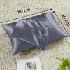 Vielit Satin Kissenbezug 2er Set Blau Violett 40x80 cm mit Produktbild-Vorschau 4