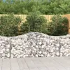 vidaXL Gabionen mit Hochbogen 4 Stk. 200x50x80/100 cm Produktbild-Vorschau 2