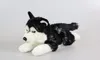 Sibirischer Husky Kuscheltier liegend schwarz/weiß 38 cm Produktbild-Vorschau 2