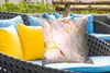 MuchoWow® Outdoor Kissen - Marmor - Gold - Weiß - Chic - Produktbild-Vorschau 4