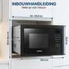 Heinner HMW-MDBI25GDBK Vstavaná mikrovlnná rúra 25 l, 900 Náhľad obrázku produktu 12