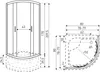 Kerra Aruba GL 80x80cm Duschkabine mit tiefer Duschwanne, Produktbild-Vorschau 10