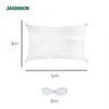 Jardinion Sonnensegel 3x5m Weiß rechteckig – Sonnenschutz Produktbild-Vorschau 2