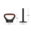 ATHLER Lion 25 | Set di manubri da 20 kg | Set di manubri Anteprima dell’immagine prodotto 10