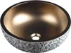 Lavabo da appoggio in Vetroceramica, 41X15 cm, rame/blu, Anteprima dell’immagine prodotto 1