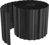 A roll of black corrugated garden edging. Produktbild-Vorschau
