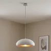 Lindby Pendellampe Gerwina, weiß/gold, Metall, 40 cm, E27 Produktbild-Vorschau 8