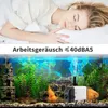 A split image showing a person sleeping peacefully in bed above an aquarium with a water pump. Náhled obrázku produktu