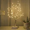 LED Stern Baum Lampe Warmweiß Künstlich Bonsai Baum Produktbild-Vorschau 3