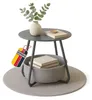 Couchtisch KOSI Grau aus Metall Ø 45 x 45 cm mit Produktbild-Vorschau 1