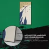Wanduhr Bürouhr Leinwand Bild Geräuschlos 30x60 Berg Schnee Produktbild-Vorschau 5