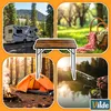 Vilde | Campingtisch Klappbar - 80x60x70 cm - Aluminium Produktbild-Vorschau 7