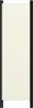 A product image of a cream-colored room divider with black metal framing. Anteprima dell’immagine prodotto