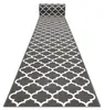 TAPIS DE COULOIR BCF MORAD Trelis Treillis marocain gris / Voir les images du produit 1