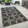 Teppich Schwarz Outdoor Balkon Terrasse Wohnzimmer Flur Produktbild-Vorschau 1