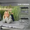 Outsunny Hollywoodschaukel 3-Sitzer Gartenschaukel mit Produktbild-Vorschau 4