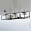 Organizzatore di cavi in metallo nero con kit di montaggio Anteprima dell’immagine prodotto 2