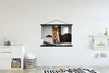 MuchoWow® Textilposter Pferd - Braun - Stall 120x80 cm mit Produktbild-Vorschau 2