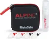 A set of Alpine MotoSafe earplugs with their storage case and a small spray bottle. Anteprima dell’immagine prodotto