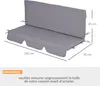 Outsunny Coussins pour balancelle de jardin, coussins pour Voir les images du produit 5