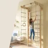 Sprossenwand Numi aus Holz + Turnringe + Strickleiter | Produktbild-Vorschau 2