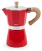 GNALI & ZANI Venezia - Espressokocher, rot, 6 Tassen Produktbild-Vorschau 9