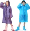 2 Stš¹ck Regenponcho Kinder, Wiederverwendbar Wasserdicht Produktbild-Vorschau 1