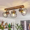 Cotes »Cotes« Deckenlampe, Holz/Metall, Braun/Schwarz Produktbild-Vorschau 7