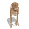 vidaXL Chaises de jardin en bambou 4 pcs. Voir les images du produit 7