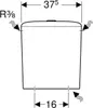 Geberit Geberit Keramik-Spülkasten iCon Square 6 l we KT Produktbild-Vorschau 5