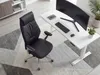 FineBuy Bürostuhl Schwarz Echt-Leder Schreibtischstuhl Produktbild-Vorschau 5