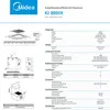 Herdset Siemens Backofen HYDROLYSE AUSZUG + Midea Produktbild-Vorschau 13