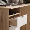 Stôl Vicco Meiko Biely/remeselník 105 x 50 cm so zásuvkami, Náhľad obrázku produktu 4