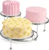 Wilton Tortenständer 'Cakes 'n More', 3-teilig, verchromtes Produktbild-Vorschau 2