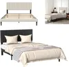 Collage of a bed frame and a bedroom scene. Produktbild-Vorschau