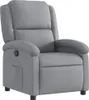 relaxačné kreslo vidaXL Light Grey Fabric Náhľad obrázku produktu 1