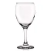 A clear, studio shot of a single empty wine glass against a white background. Anteprima dell’immagine prodotto