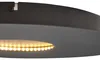 Moderne Deckenleuchte Schwarz 40cm inkl  LED 3 Stufen Produktbild-Vorschau 4