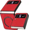 Für Samsung Galaxy Z Flip4 5G MagSafe Magnetic Kohlefaser Produktbild-Vorschau 2