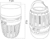 AS Insektenvernichter aufladbar Camping Lampe mit Produktbild-Vorschau 2