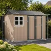 Geräteschuppen Gerätehaus Metall Gartenhaus Satteldach Produktbild-Vorschau 2