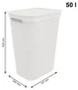 Rotho Wäschesammler 50 L Brisen - Wäschekorb 43,1 x 34 x Produktbild-Vorschau 3
