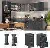 Mobiletto base per cucina Vicco R-Line Calce nera 40 cm Anteprima dell’immagine prodotto 3